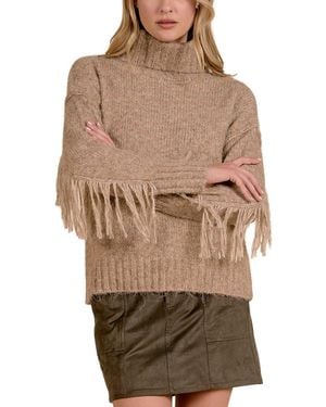 Elan Turtleneck Wool-Blend Jumper - Natural