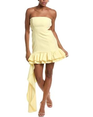 Bardot Elowen Strapless Mini Dress - Yellow