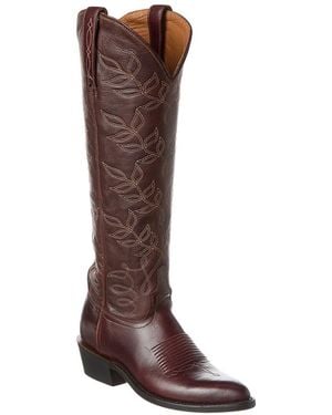 Lucchese Willow Leather Western Boot - Brown