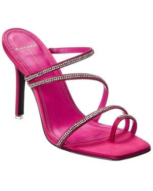 Black Suede Studio Selma Sandal - Pink