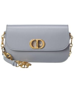 Dior Bobby East West Leather Shoulder Bag - Grey