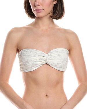 Devon Windsor Thea Bandeau Bikini Top - Brown