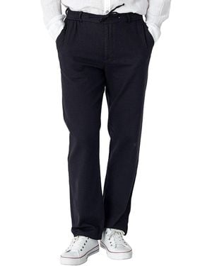 Ron Tomson Relaxed Drawstring Pant - Blue