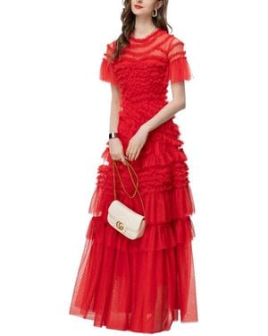 BURRYCO Maxi Dress - Red