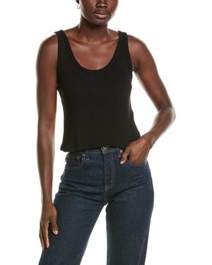 Amo Denim Amo Crop Rib Tank - Black