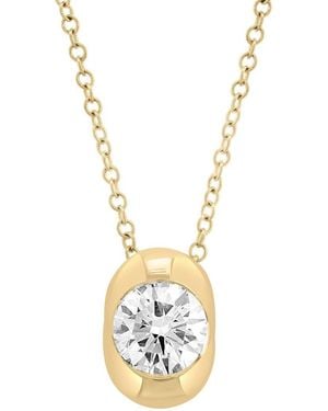 Effy Fine Jewelry 14k 1.50 Ct. Tw. Lab-grown Diamond Necklace - Metallic
