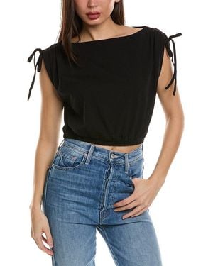 Grey State Top - Black