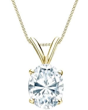Sabrina Designs Lab Grown Diamonds 14K 3.00 Ct. Tw. Lab-Grown Diamond Solitaire Pendant - White
