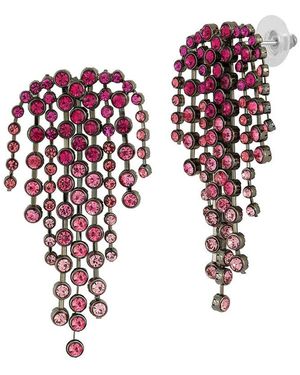 Sphera Milano Ombre Tassel Earrings - Red