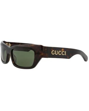 Gucci 55Mm Sunglasses - Brown