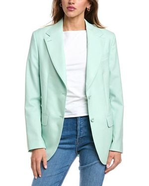 Officine Generale Officine Generale Giovanni Wool Blazer - Green