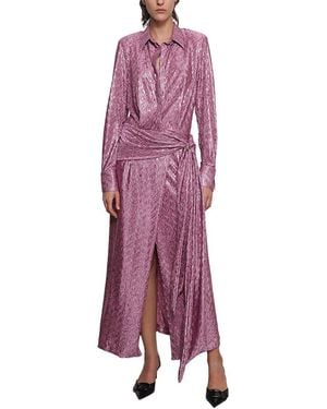 Sabina Musayev Carley Midi Dress - Purple