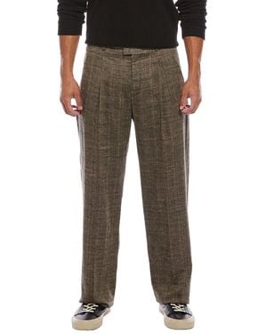 Our Legacy Linen & Silk-Blend Trouser - Green