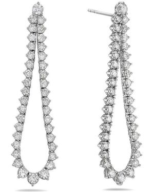 Forever Creations USA Inc. Forever Creations 14k 2.85 Ct. Tw. Diamond Graduated Earrings - White