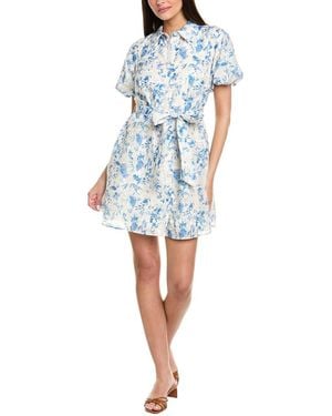 Sam Edelman Eyelet Shirtdress - Blue