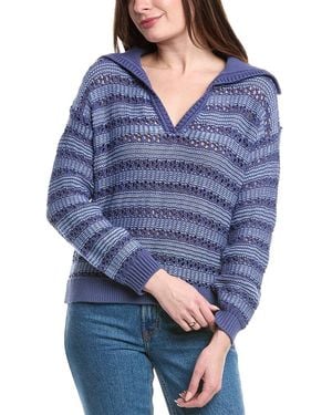 525 America Sailor Open Stitch Pullover - Blue