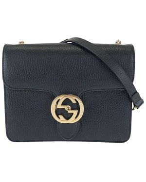 Gucci Interlocking G Chain Shoulder Bag (authentic Pre-loved) - Blue