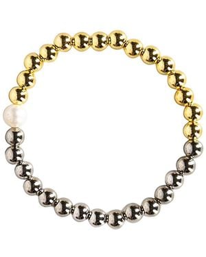 Eye Candy LA Nixie Stretch Bracelet - Metallic