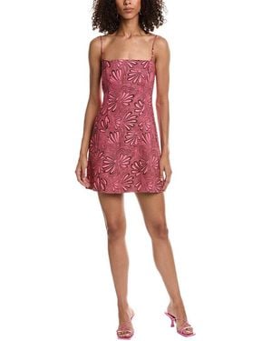 RHODE Jackie Linen Mini Dress - Red