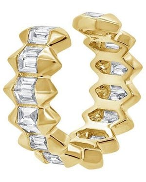 Sabrina Designs 14K 0.96 Ct. Tw. Diamond Cuff Earrings - Metallic