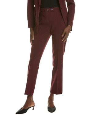 Anne Klein Straight Ankle Pant - Brown