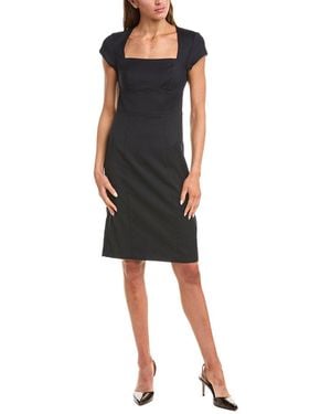 Reiss Haisley Tailored Wool-Blend Dress - Black