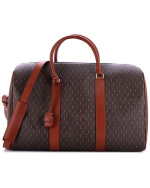 Saint Laurent Brown Monogram All Over Coated Canvas & Leather Le Monogramme Duffle Bag 72h (authentic Pre-loved)