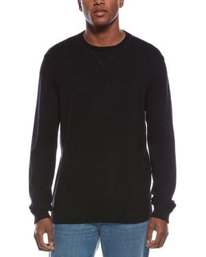 Kier + J Wool-Blend Crewneck Sweatshirt - Black
