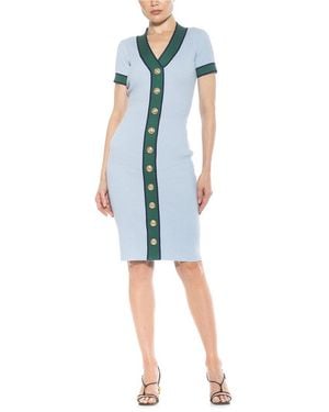 Alexia Admor Otto Knit Dress - Blue