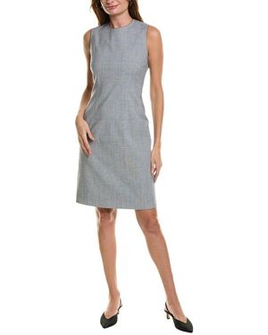 Lafayette 148 New York Harpson Wool-blend Dress - Blue