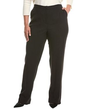 Marina Rinaldi Plus Ghirba Long Wool Trouser - Black