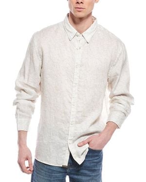 Billy Reid Winslow Linen Shirt - White