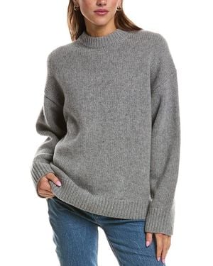 Theory Oversized Wool Jumper - Grey