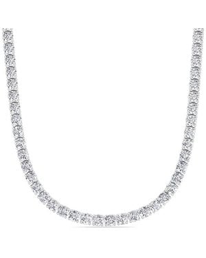 Lab Grown Diamonds 14k 25.00 Ct. Tw. Lab-grown Diamond Straight Line Necklace - White