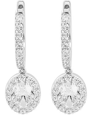 Effy Fine Jewelry 14k 1.93 Ct. Tw. Lab-grown Diamond Hoops - White