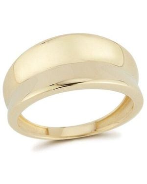 Ember Fine Jewelry 14k Bold Concave Ring - Metallic
