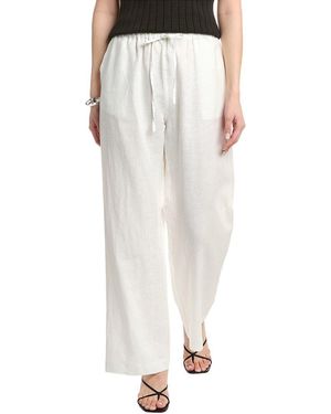 Nation Ltd Lucia Tie Linen Pant - Black