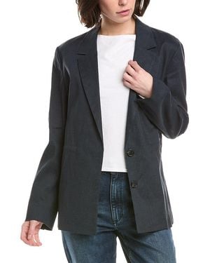 Rag & Bone Spencer Linen-blend Blazer - Black