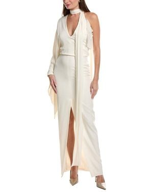 Tom Ford Silk Maxi Dress - Metallic
