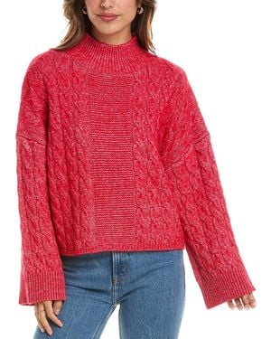 525 America Turtleneck Jumper - Red