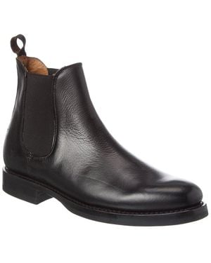 Frye Dylan Leather Chelsea Boot - Black
