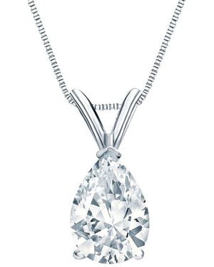 Sabrina Designs Lab Grown Diamonds 14K 2.00 Ct. Tw. Lab-Grown Diamond Solitaire Pendant - White