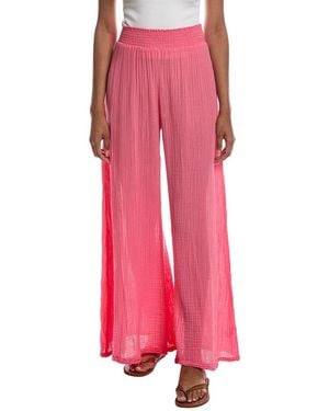 Michael Stars Simba Extra Wide Pant - Pink