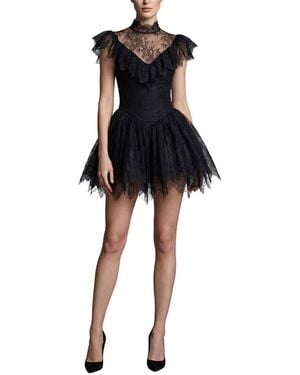 Monique Lagarde Embellished Mini Dress - Black