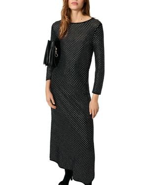 Maje Knitted Dress - Black