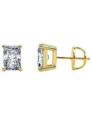 Lab Grown Diamonds 14K 2.50 Ct. Tw. Lab-Grown Diamond Earrings - Metallic