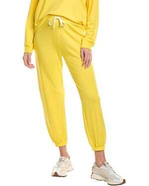 Splits59 Andie Oversized Fleece 27in Sweatpant - Yellow