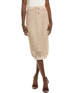 Brunello Cucinelli Pencil Skirt - Natural