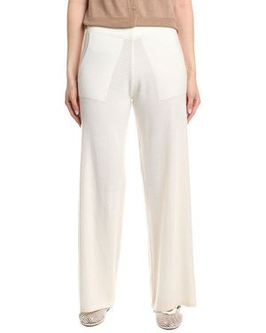 Eleventy Knit Cashmere Pant - White