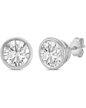 Diana M. Jewels Diana M. 14K 5.00 Ct. Tw. Lab-Grown Diamond Stud Earrings - Metallic
